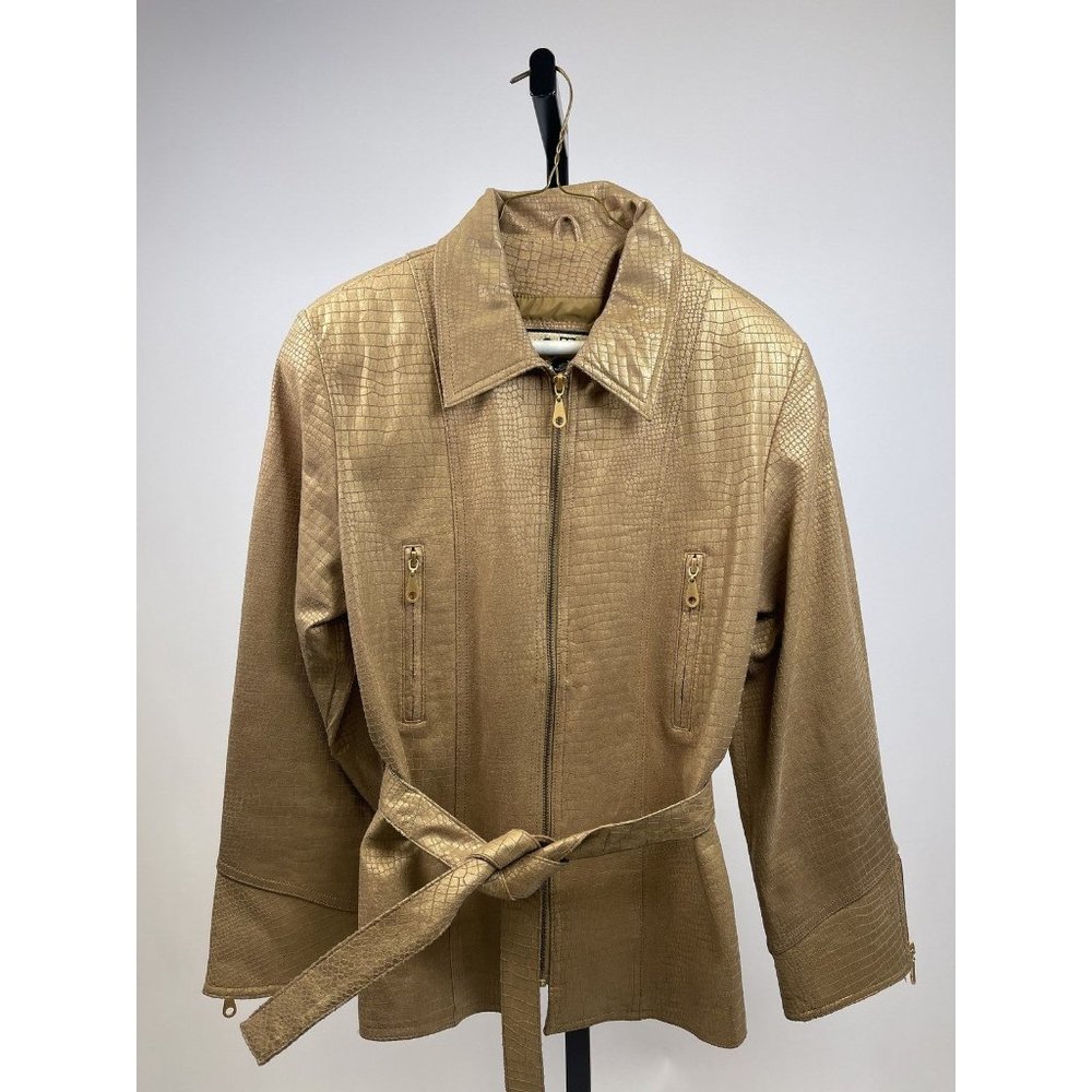 OTA Outertown Gold Zip Up Jacket